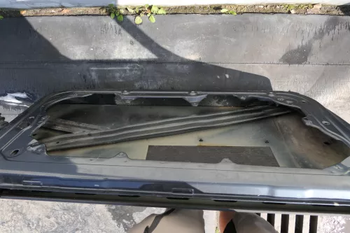 VW Golf 4 Tür vorne links Fahrertür 2/3-Türer grau LC7V (123591)