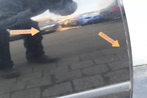 VW Golf 4 Bora Tür hinten rechts nur Kombi / Variant schwarz L041 (123601)