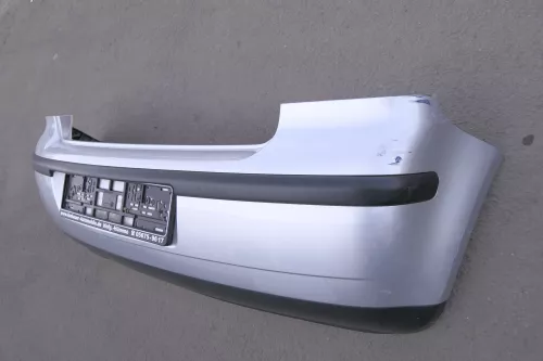 VW Polo 9N 9N3 Stoßstange Heckstoßstange hinten silber grau LA7W reflexsilber me (123604)
