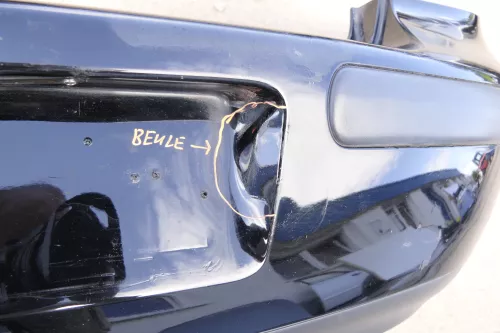 VW Golf 4 Limousine Stoßstange hinten Heckstoßstange Stoßfänger schwarz L041 yy (123606)