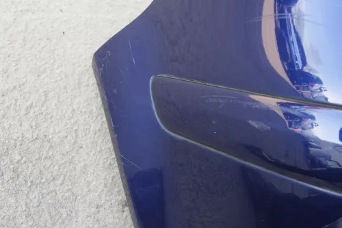 VW Golf 4 Limousine Stoßstange hinten Heckstoßstange Stoßfänger blau indi LB5N (123621)