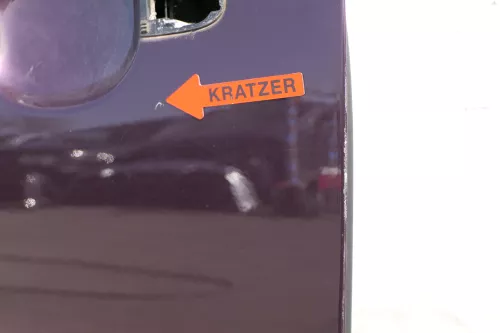 VW Polo 9N 9N3 Tür vorne links Fahrertür braun lila LC3W 2/3-Türer (123637)