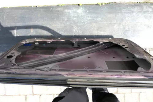 VW Polo 9N 9N3 Tür vorne links Fahrertür braun lila LC3W 2/3-Türer (123637)