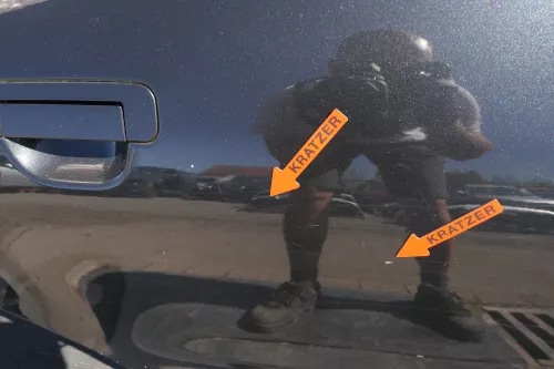 Audi A4 B5 Tür Türblatt hinten rechts schwarz LZ9V Kombi Limo (123638)