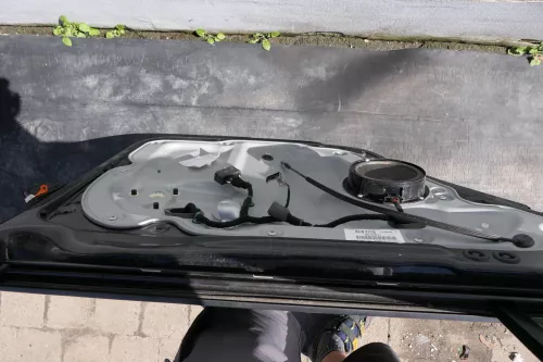 VW Touran 1T 1T3 Tür hinten links schwarz LC9X Deepblack (123641)