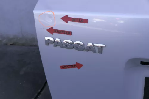 VW Passat 3B Limousine Heckklappe Klappe hinten Kofferraumklappe silber LB7Z (123649)