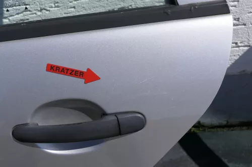 Skoda Fabia 6Y Combi Variant Kombi Tür hinten links grau silber LF7T 9102 (123679)