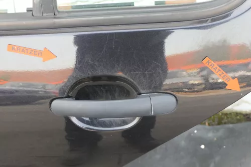 VW Golf 4 Limousine Tür hinten links schwarz LC9Z (KEINkombi) (123683)