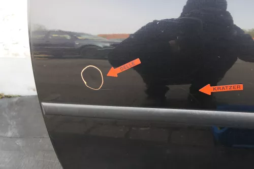 VW Golf 4 Limousine Tür hinten links schwarz LC9Z (KEINkombi) (123683)