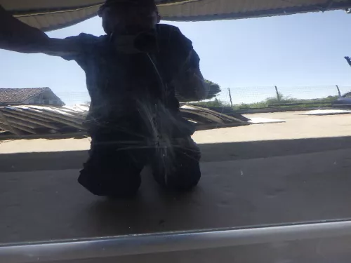 VW Polo 9N 9N3 Tür vorne rechts Beifahrertür schwarz LC9Z metallic 2/3-Türer (123722)