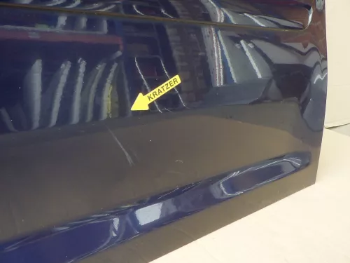 VW Touran 1T 1T3 Tür vorne rechts Beifahrertür blau LB5N indigoblau blue (123757)