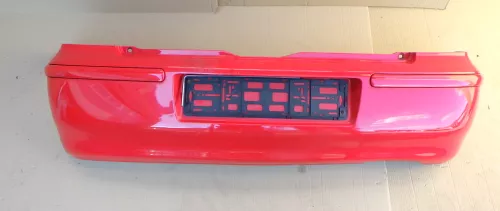 VW Polo 6N2 Stoßstange hinten Heckstoßstange Stoßfänger rot LP3G flashrot