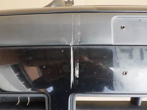 VW Golf 4 Stoßstange vorne Stoßfänger vorn vorne schwarz L041 uni (123783)