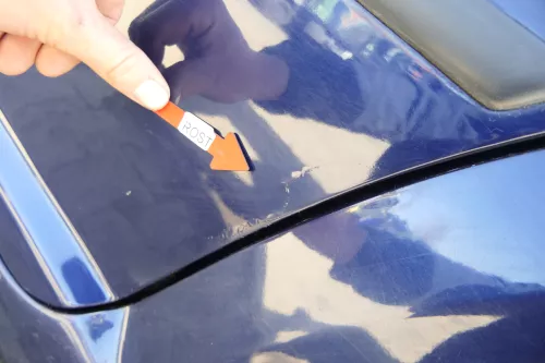 VW Golf 4 Limousine Tür hinten links blau LB5N indigoblau (KEINkombi) (123823)