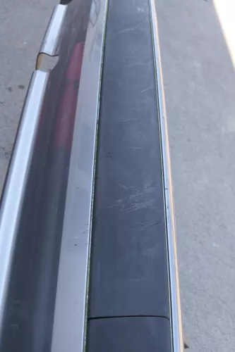 Audi 80 8C Stoßstange Heckstoßstange hinten Heckstoßfänger grau LY7P Limousine (123840)