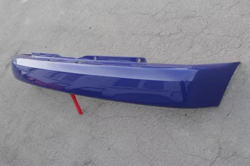 VW Polo 6N Stoßstange hinten Oberteil der 2-geteilte Heckstoßstange blau LD5D c (123867)