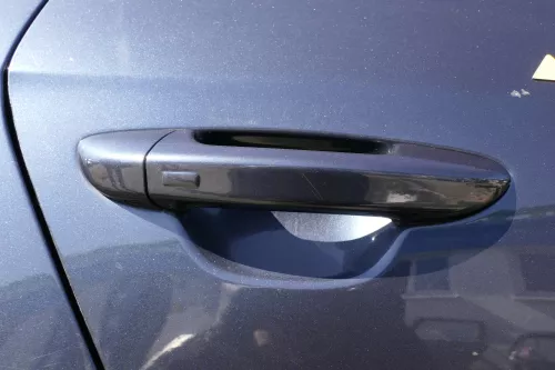 VW Passat 3C Kombi Variant Tür hinten rechts blau grau LC5F ohneAnbauteile (125009)