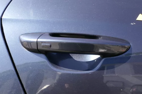 VW Passat 3C Kombi Variant Tür hinten rechts blau grau LC5F ohneAnbauteile (125009)