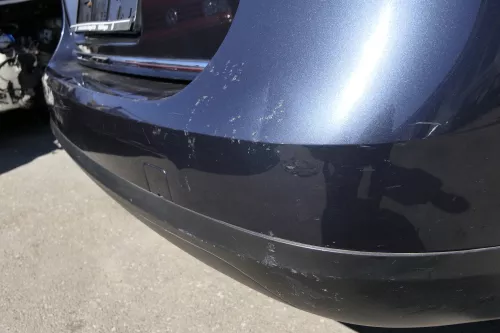 VW Passat 3C Kombi Stoßstange hinten Heckstoßstange Stoßfänger grau blau LC5F (125011)