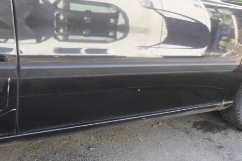 Seat Leon Toledo 1M Tür vorne rechts Beifahrertür schwarz LC9Z metallic met (125037)