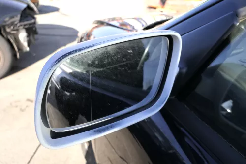 Seat Leon 1M manueller Spiegel Außenspiegel links mit Glas grau unlackiert (125043)