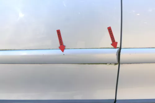 VW Polo 9N 9N3 Cross Fun Tür hinten rechts silber LA7W 4/5-Türer (125171)