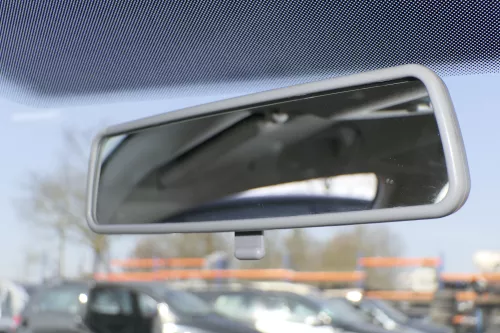 Skoda Octavia 1Z Spiegel Innenspiegel Rückspiegel grau