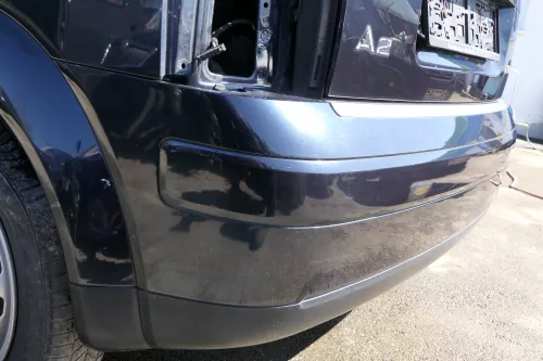 Audi A2 8Z Stoßstange hinten Heckstoßstange blau LZ5Q (125851)