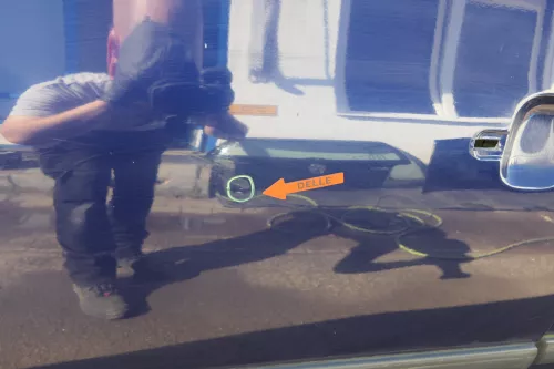 VW Sharan 7M Ford Galaxy Tür links vorne Fahrertür blau LB5N ab2000 Facelift (125920)