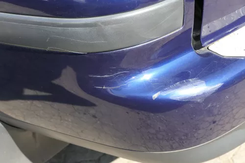 VW Sharan 7M Stoßstange hinten Heckstoßstange ab Bj. 2000 PDC blau LB5N (125927)