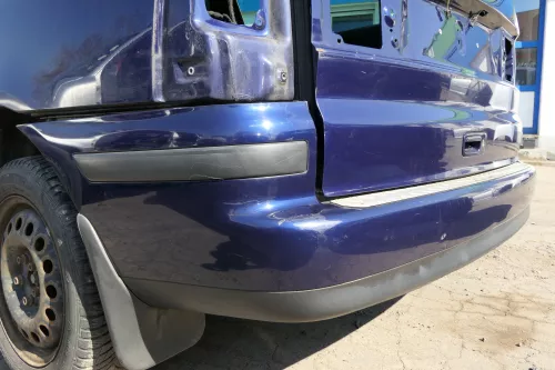 VW Sharan 7M Stoßstange hinten Heckstoßstange ab Bj. 2000 PDC blau LB5N (125927)