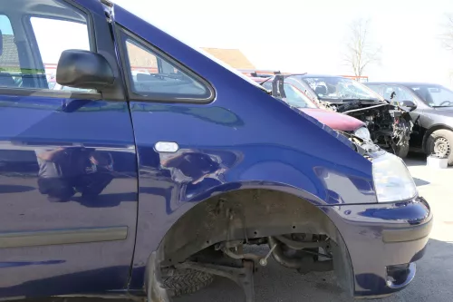 VW Sharan Kotflügel rechts vorne blau LB5N - 2000-2009 Facelift (125929)