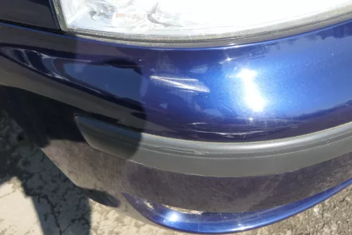 VW Sharan 7M Stoßstange vorne Frontstoßstange blau LB5N Facelift ab Bj. 2000 (125930)