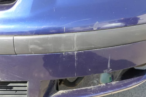 VW Sharan 7M Stoßstange vorne Frontstoßstange blau LB5N Facelift ab Bj. 2000 (125930)