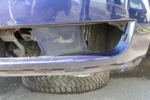 VW Sharan 7M Stoßstange vorne Frontstoßstange blau LB5N Facelift ab Bj. 2000 (125930)