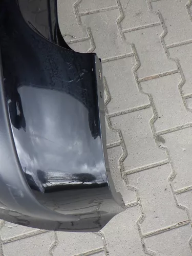 VW Golf 4 Limousine Stoßstange hinten Heckstoßstange Stoßfänger schwarz L041 uni (125938)