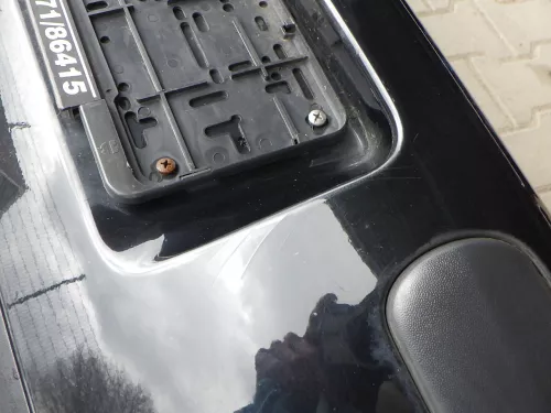 VW Golf 4 Limousine Stoßstange hinten Heckstoßstange Stoßfänger schwarz L041 uni (125938)