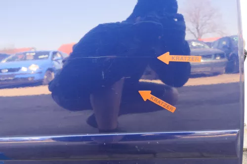 VW Touran 1T3 1T Tür hinten rechts Beifahrerseite blau LB5N indigoblau blau (126510)