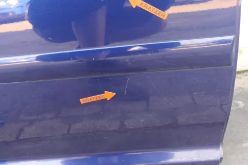 VW Touran 1T3 1T Tür hinten rechts Beifahrerseite blau LB5N indigoblau blau (126510)