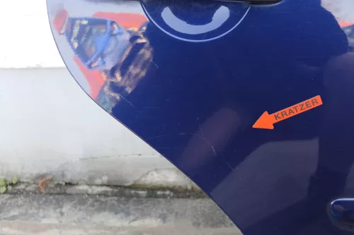 VW Touran 1T3 1T Tür hinten rechts Beifahrerseite blau LB5N indigoblau blau (126510)