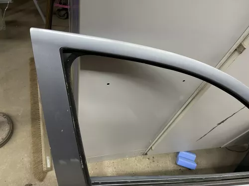 Skoda Fabia 6Y Kombi + Limousine Tür vorne rechts Beifahrertür grau blau si LF7V (126633)