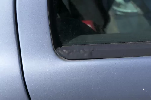 Skoda Fabia 6Y Limousine Stufenheck Tür hinten rechts grau silber LF7U (126634)