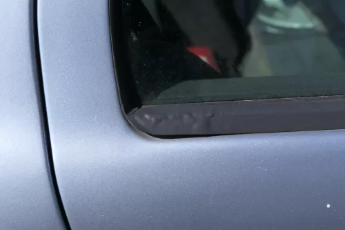 Skoda Fabia 6Y Limousine Stufenheck Tür hinten rechts grau silber LF7U (126634)