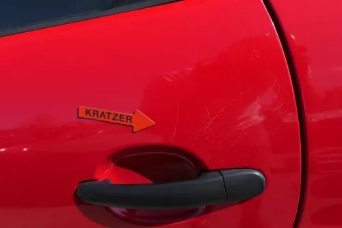 Seat Ibiza 6L Tür 4/5-Türer hinten links rot LS3H - ohne Anbauteile (126639)