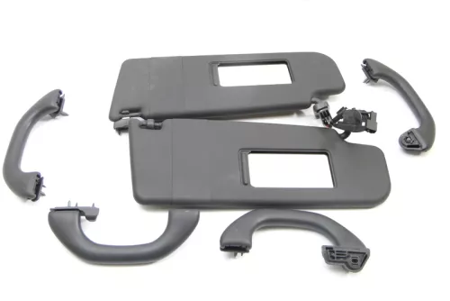 VW Polo 9N 9N3 Sonnenblenden Sonnenblende rechts links vorne mit Griffen schwarz