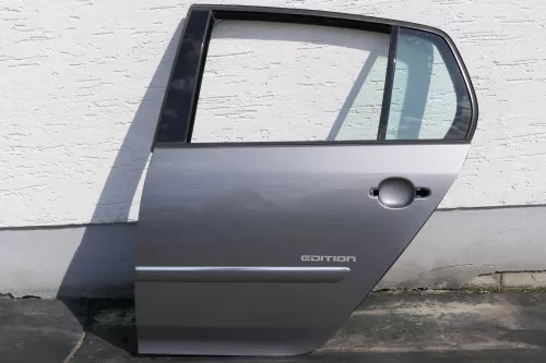 VW Golf 5 V 1K Tür Türrahmen hinten links 4/5-Türer grau LA7T unites grey (127424)