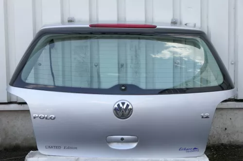 VW Polo 9N Fun Heckklappe Kofferraumklappe Klappe hinten silber LA7W reflexsilbe