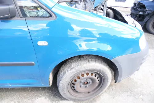 Caddy 2K Kotflügel vorne rechts blau blau grün LN6F 2K0821022 bis AnfangBj.2011