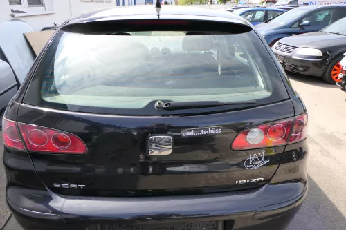 Seat Ibiza 6L Heckklappe Klappe hinten Kofferraumklappe schwarz LC9Z metallic (127718)