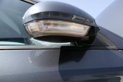 VW Passat 3C elektrischer Spiegel Außenspiegel rechts grau blau LK7X anklappbar (127757)